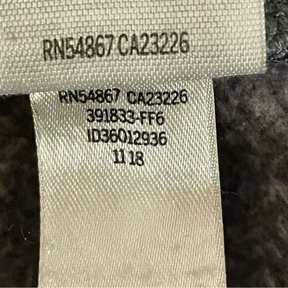 Victoria’s Secret Pink Leopard Thick Fleece Joggers Gray Black White Size Medium - Picture 9 of 14